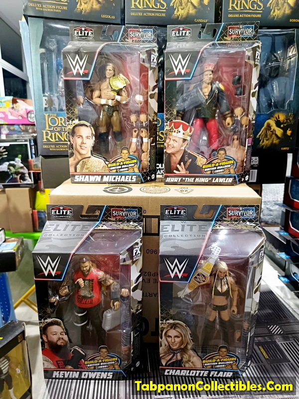 [2023.11] WWE Survivor Series Elite Build a "British Bulldog (1999) " Complete Set (4 of 7-Inch Action Figures)