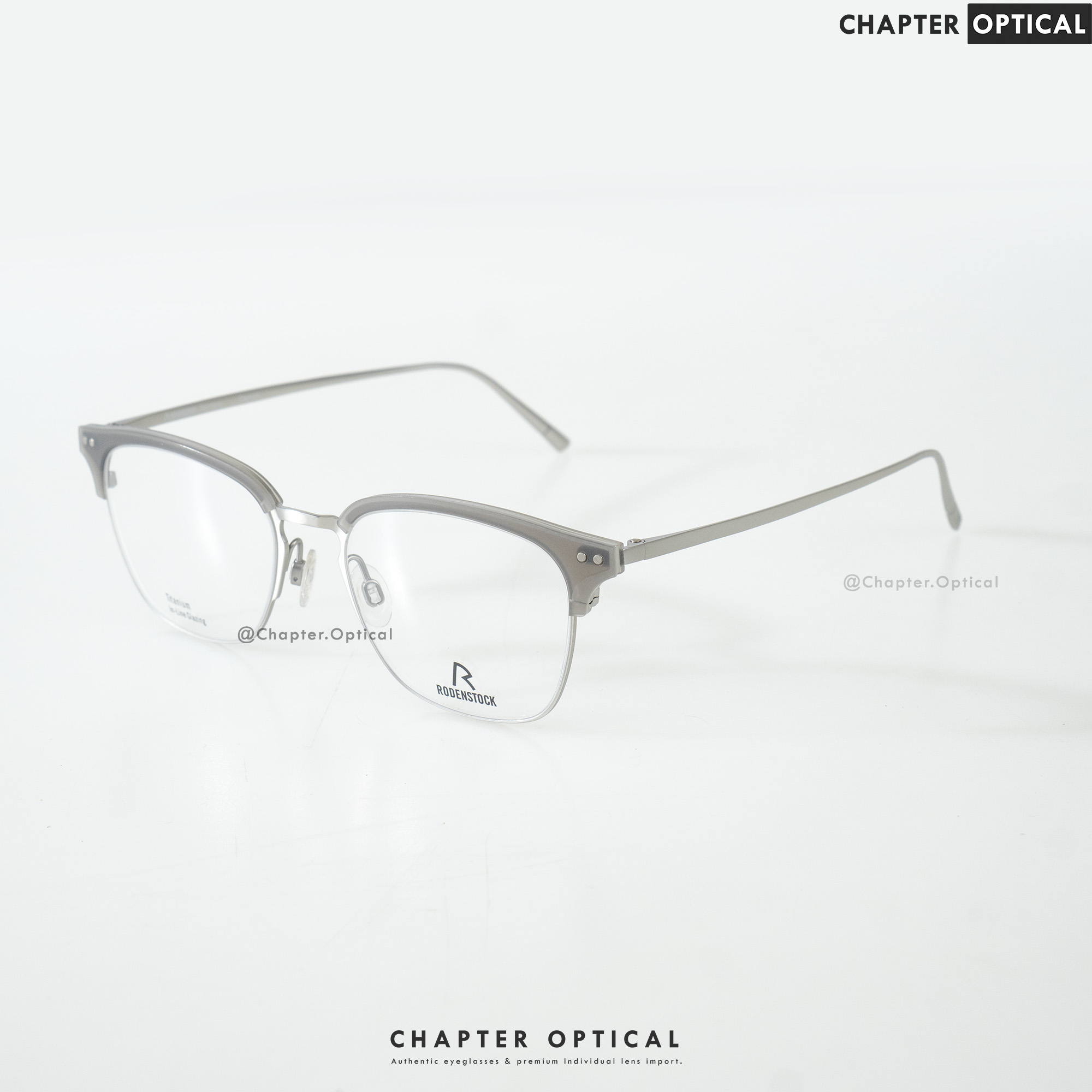 กรอบแว่น Rodenstock | R7082-C-140-Titanium