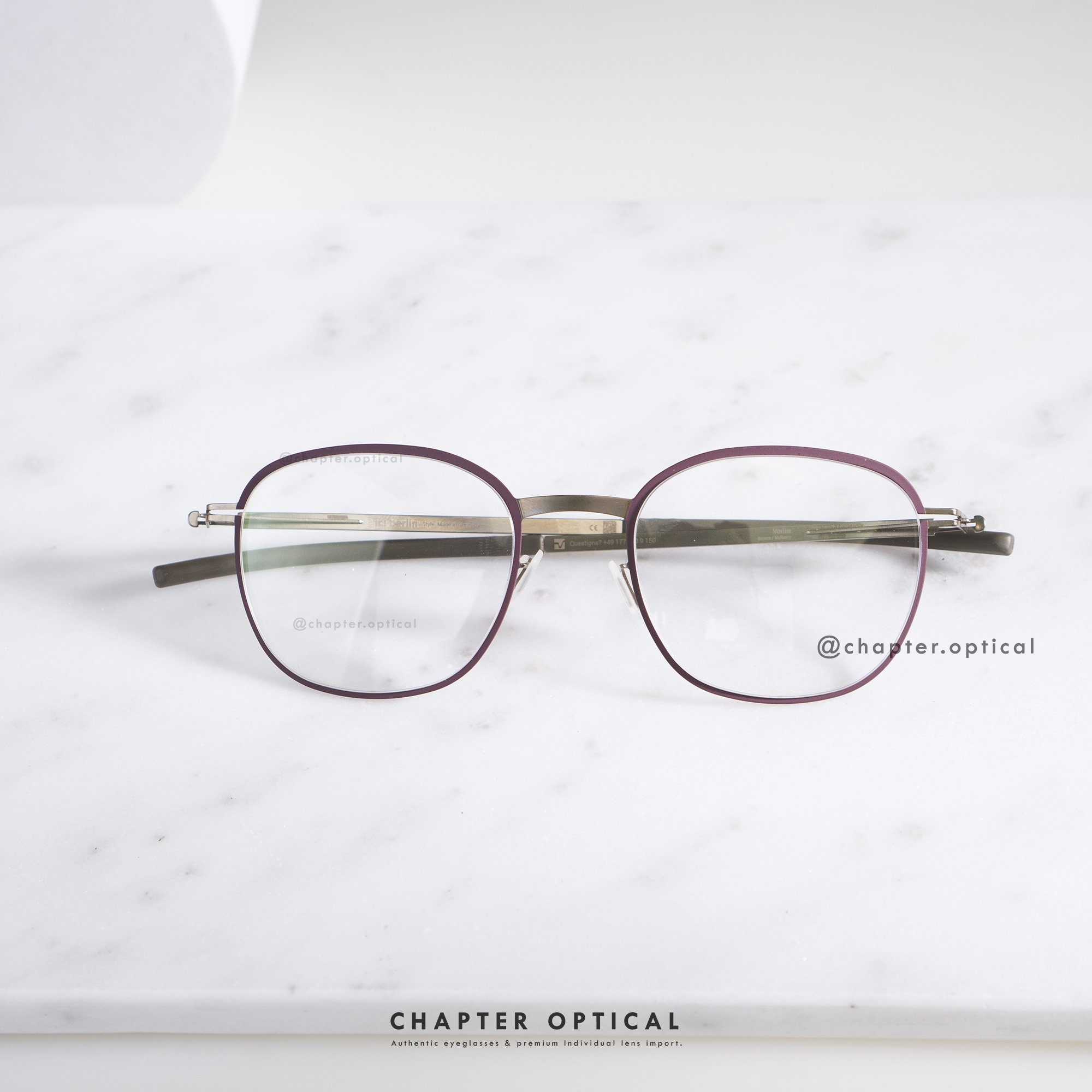 Ic! Berlin | รุ่น Vorias สี Bronze Mulberry