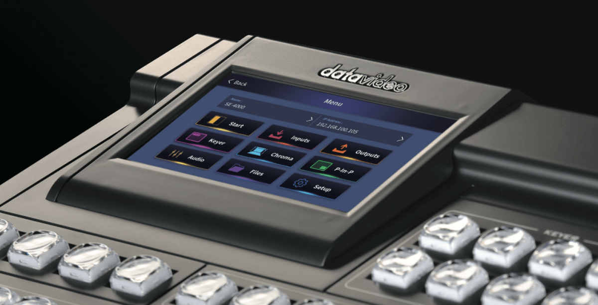 SE-4000 : 4K 8-Channel Digital Video Switcher