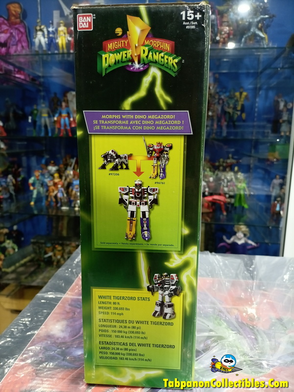 [2015.07] Bandai America Power Rangers Legacy White Tigerzord Diecast Action Figure (USED)
