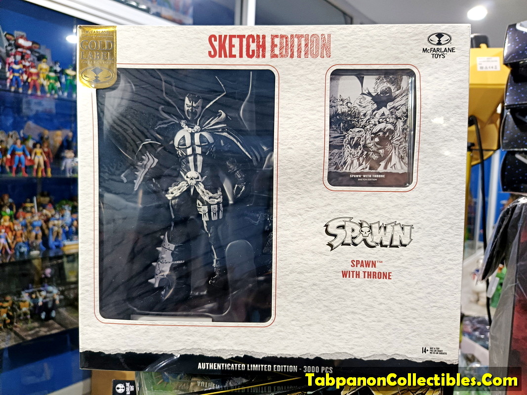 [2023.10] McFarlane Spawn with Throne Sketch 7in Figure - EE Exclusive