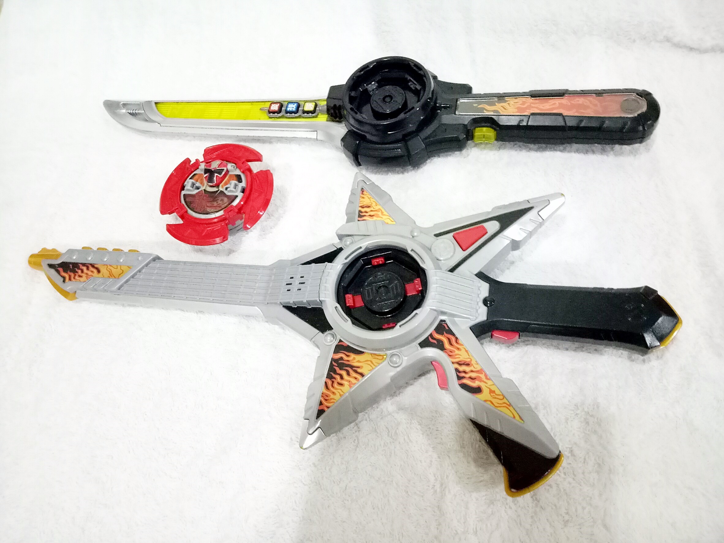 DX Shinobikatana & Guitar Ningeki Star Sword Gun ดาบแปลงร่างและปืน ขบวนการนินจา นินนินเจอร์ ของแท้จากญี่ปุ่น