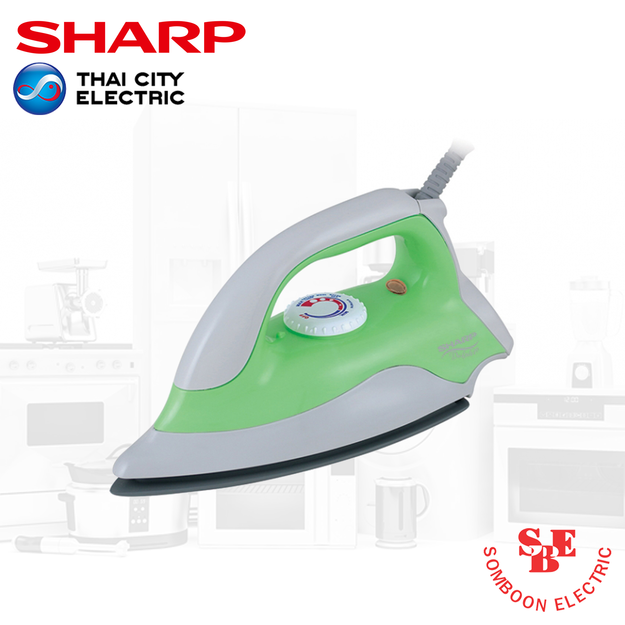 เตารีด Sharp 1.5 ปอนด์ รุ่น AM-P333