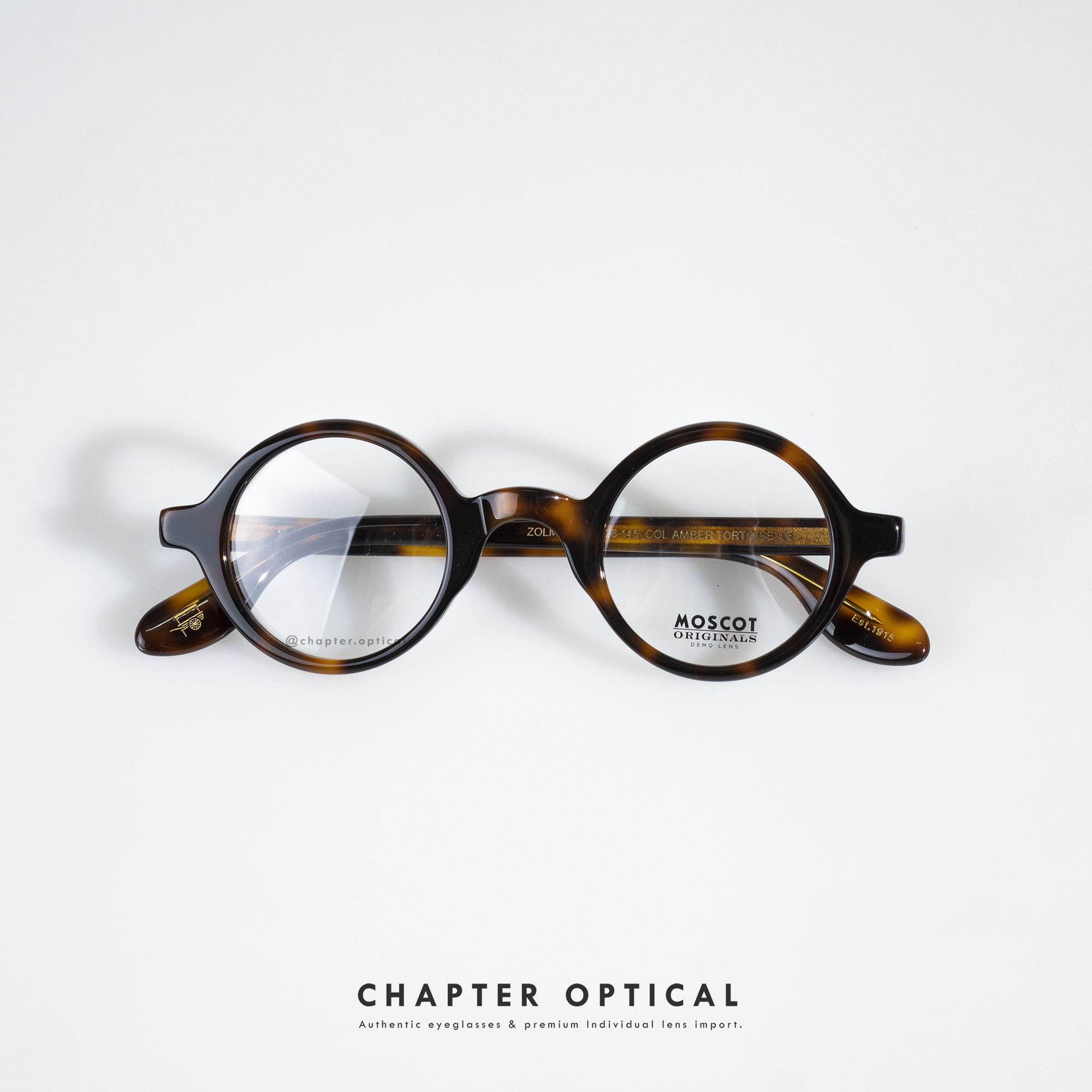 กรอบแว่น MOSCOT รุ่น ZOLMAN สี.AMBERTORTOIS / Size 42