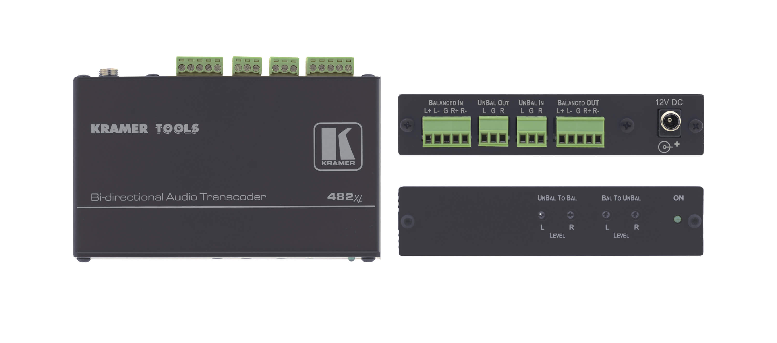 kramerav : 482xlBalanced/Unbalanced Stereo Audio Transcoder