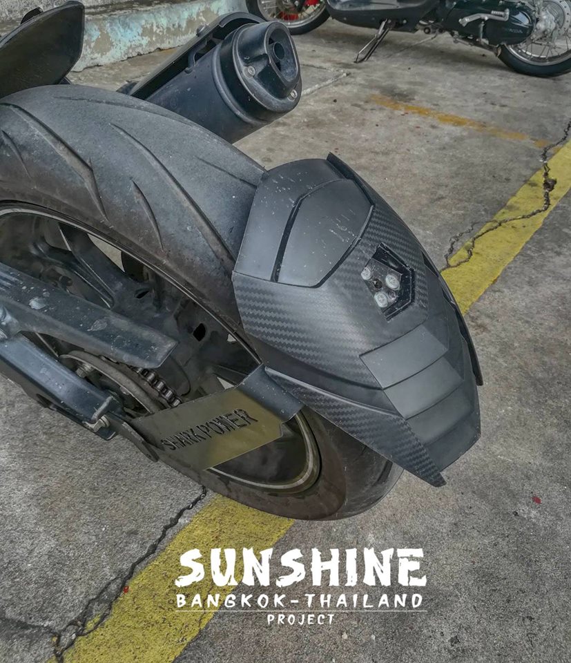 กันดีดหลังขาคู่ R15/M-Slaz