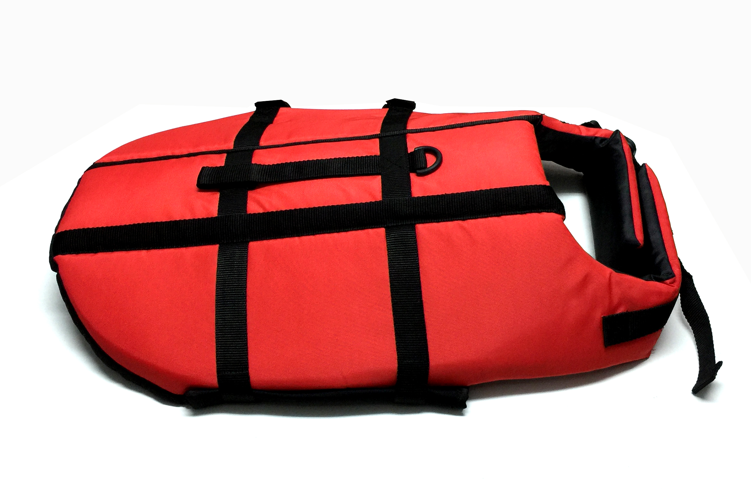 เสื้อชูชีพสำหรับสุนัข สีแดง รับน้ำหนักสูงสุด 35 กก. //No.05