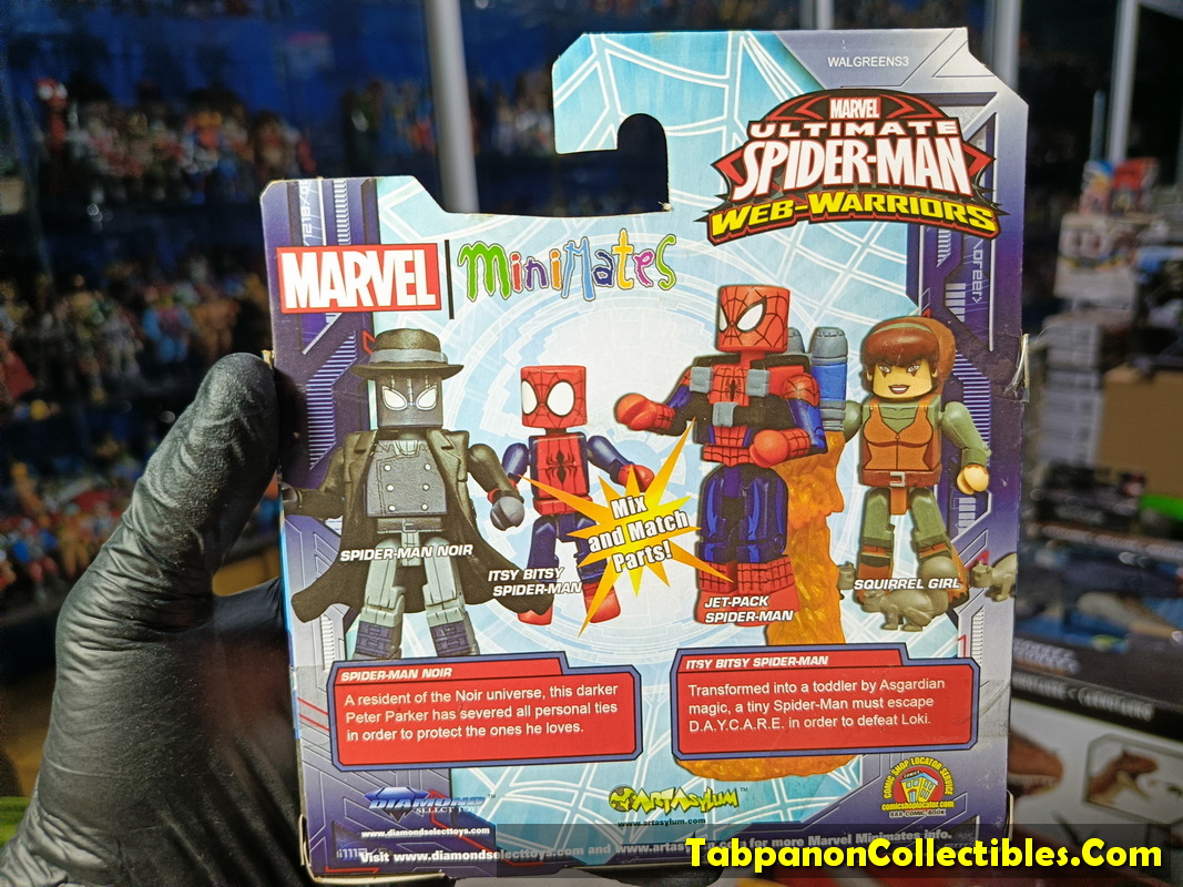 Minimates Marvel Walgreens S3 Spider-Man Noir and Itsy Bity Spider-Man 2-Pack