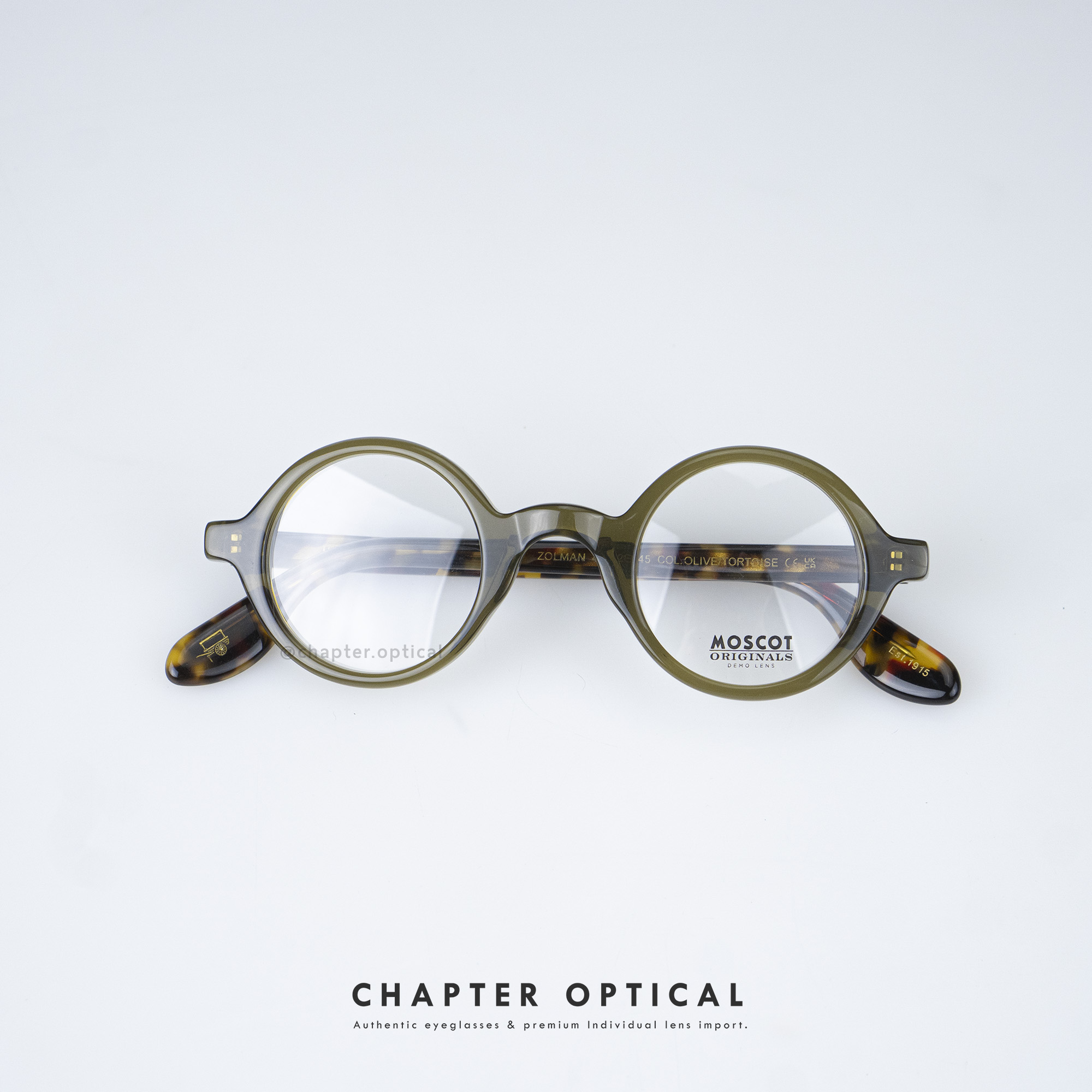 กรอบแว่น MOSCOT รุ่น ZOLMAN สี.OLIVE/TORTOISE
