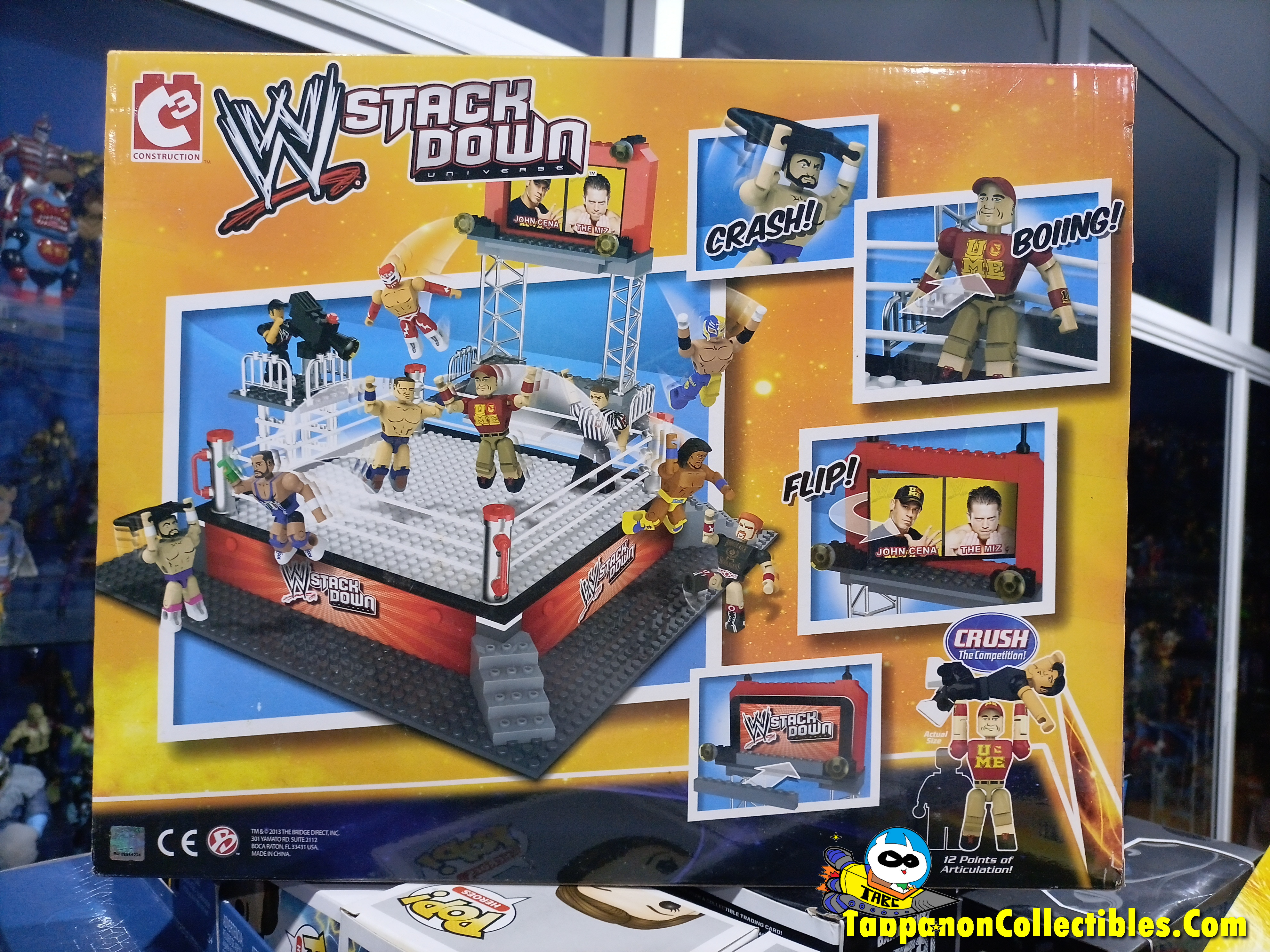 [2014.03] WWE StackDown Ring with John Cena, The Miz & Referee Figures