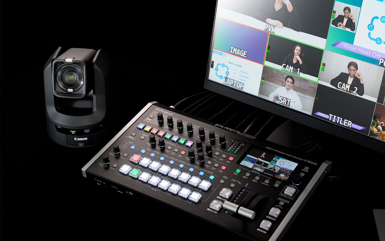 Roland V-80HD Direct Streaming Video Switcher