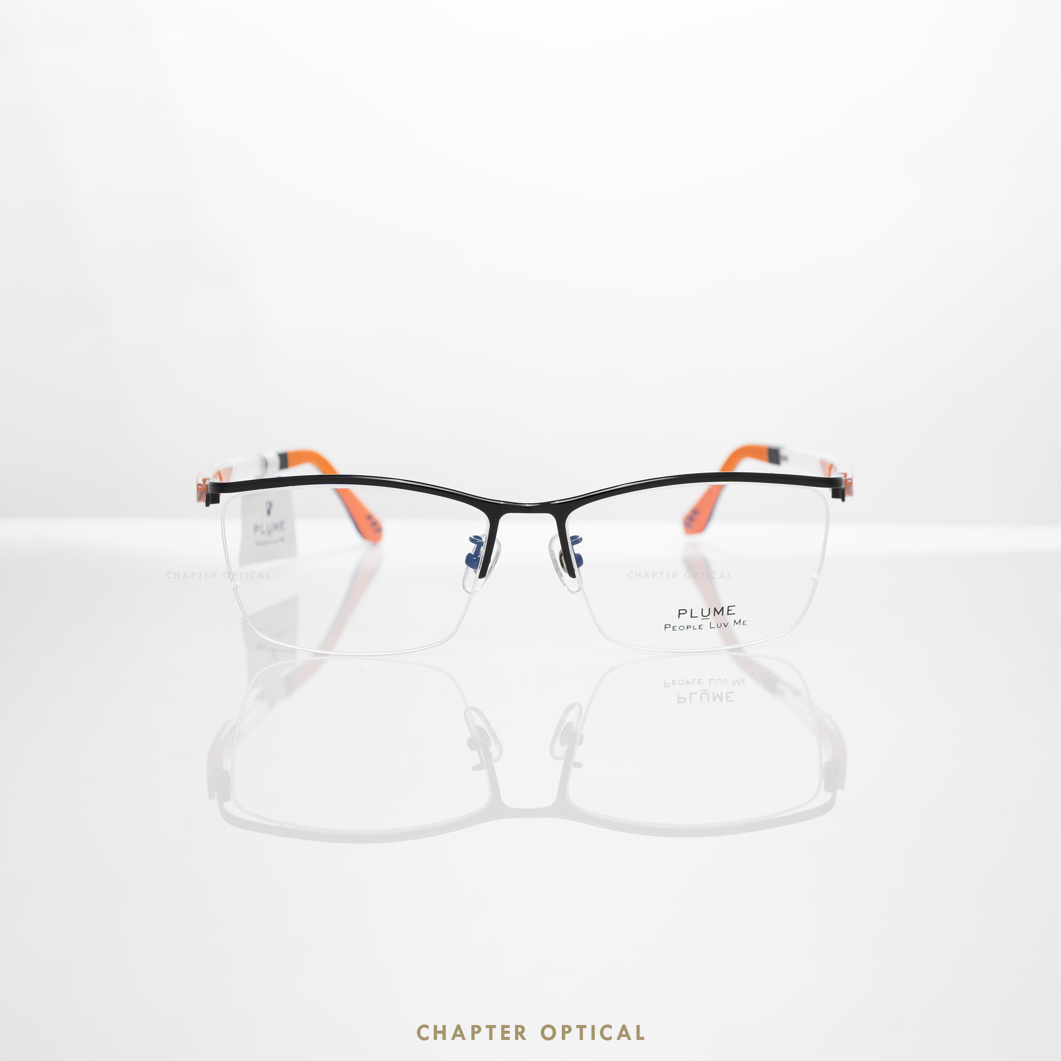 กรอบแว่นตาแบรนด์ PLUME รุ่น P-2974-C2 แบรนด์เกาหลีใต้แท้ สินค้านำเข้า