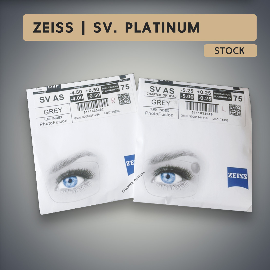 ZEISS AS DuraVision Platinum Stock เลนส์สายตาไซส์ เลนส์คุณภาพเยี่ยม สู่การมองเห็นคุณภาพขั้นกว่า