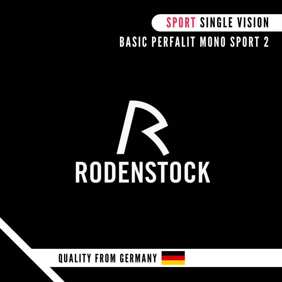 RODENSTOCK PERFALIT MONO SPORT 2 Sport Tint / Polarized เลนส์สายตาโรเด้นสต๊อก สำหรับแว่นกันแดด รองรับกรอบโค้งปกติ