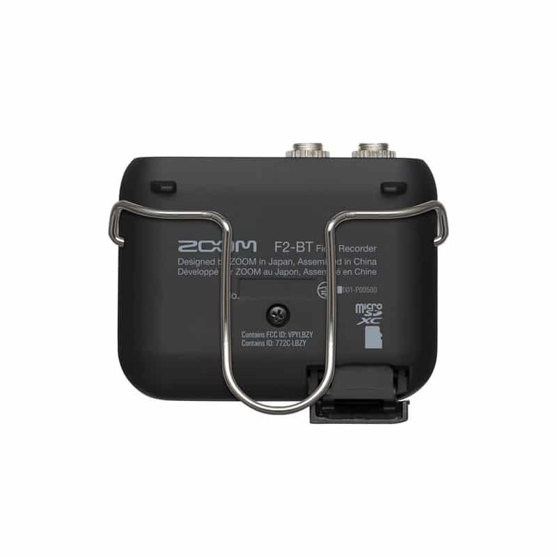ZOOM F2-BT/B เครื่องบันทึกเสียงแบบพกพา 32 บิต บลูทูธในตัว พร้อมไมโครโฟนหนีบปกเสื้อ