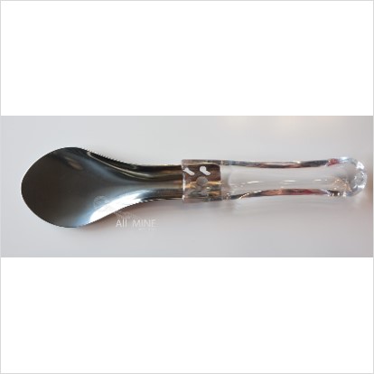 Spatula #S4 (แสตนเลส)(ด้ามใส)(6.5cm)