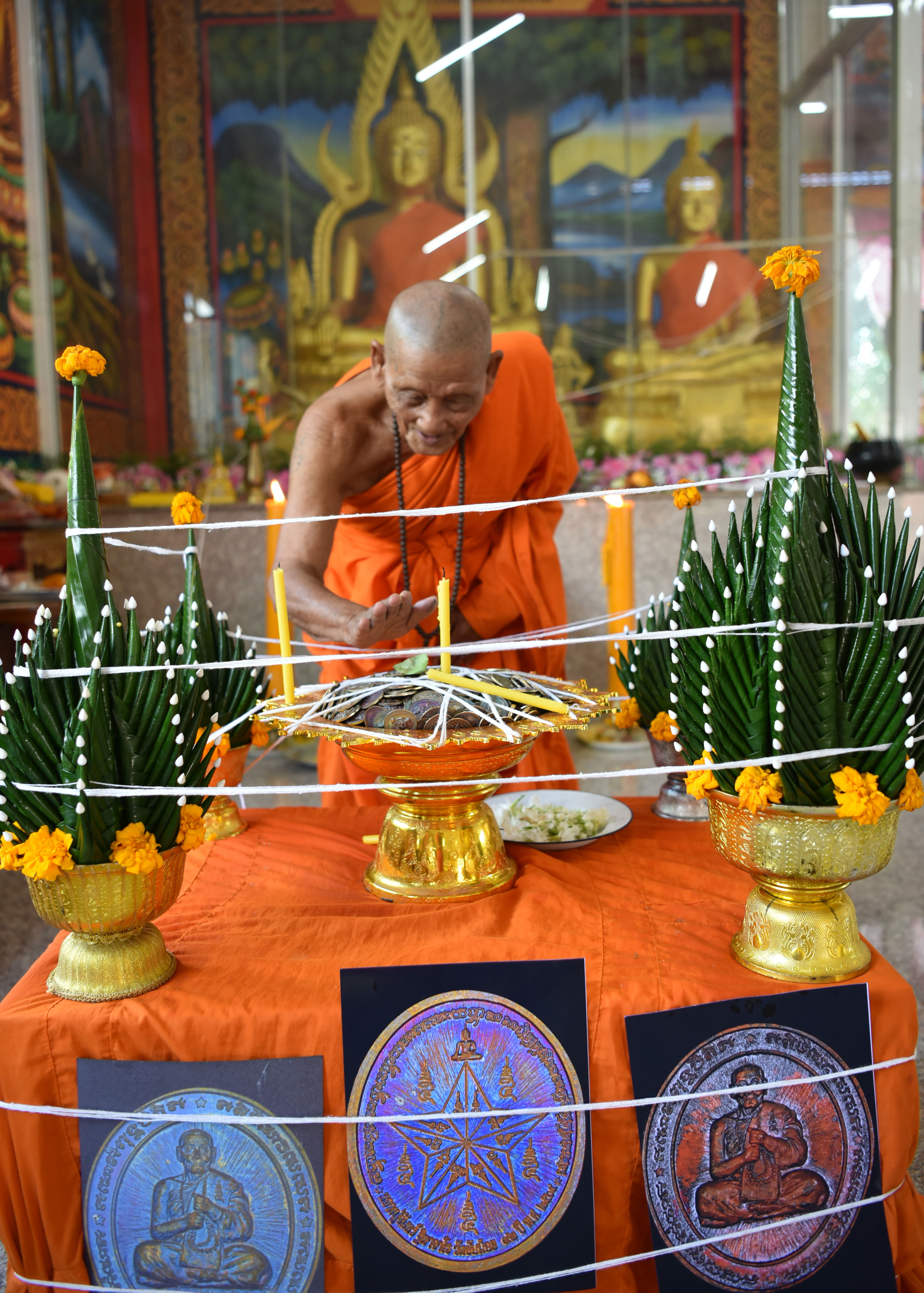 เหรียญ ๕ แชะ พรหมรังสี เศรษฐีดาวนายพล เนื้อปลอกลูกปืนลงยา2k หลวงปู่จันทร์ วัดซับน้อย