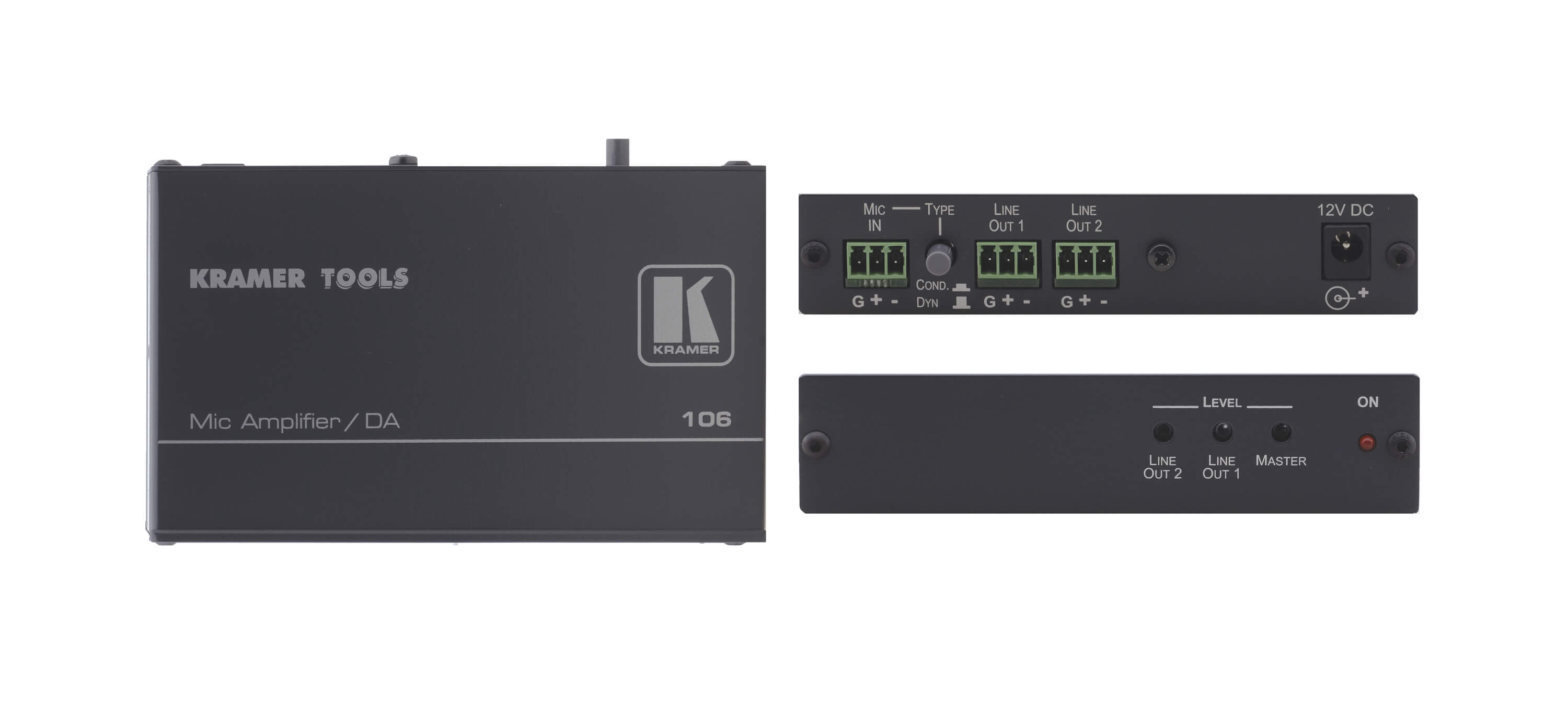 kramerav : 1061:2 Microphone to Line Distribution Amplifier