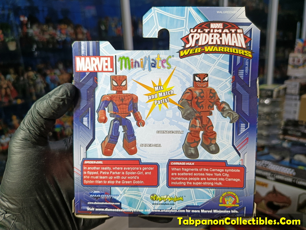 Minimates Marvel Walgreens S5 Spider-Girl and Carnage-Hulk 2-Pack 2-Pack
