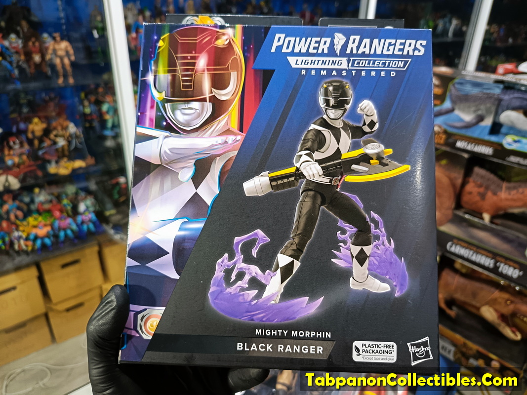[2023.10] Hasbro Power Rangers Lightning Collection Remastered MMPR Black Ranger 6-Inch Action Figure - Fan Channel Exclusive