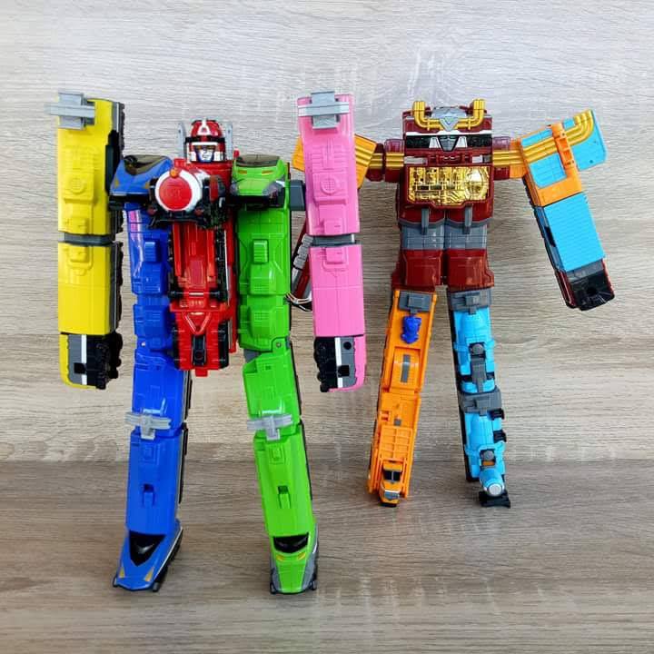 ชุดซุปเปอร์คอมโบ!! หุ่นยนต์แปลงร่าง DX ToQ-oh และ DX Diesel-oh ขบวนการทคคิวเจอร์ ของแท้จากญี่ปุ่น