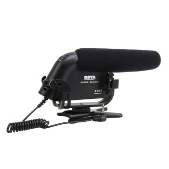 BOYA BY-VM190 shotgun microphone with Windshield For DSLR video cameras