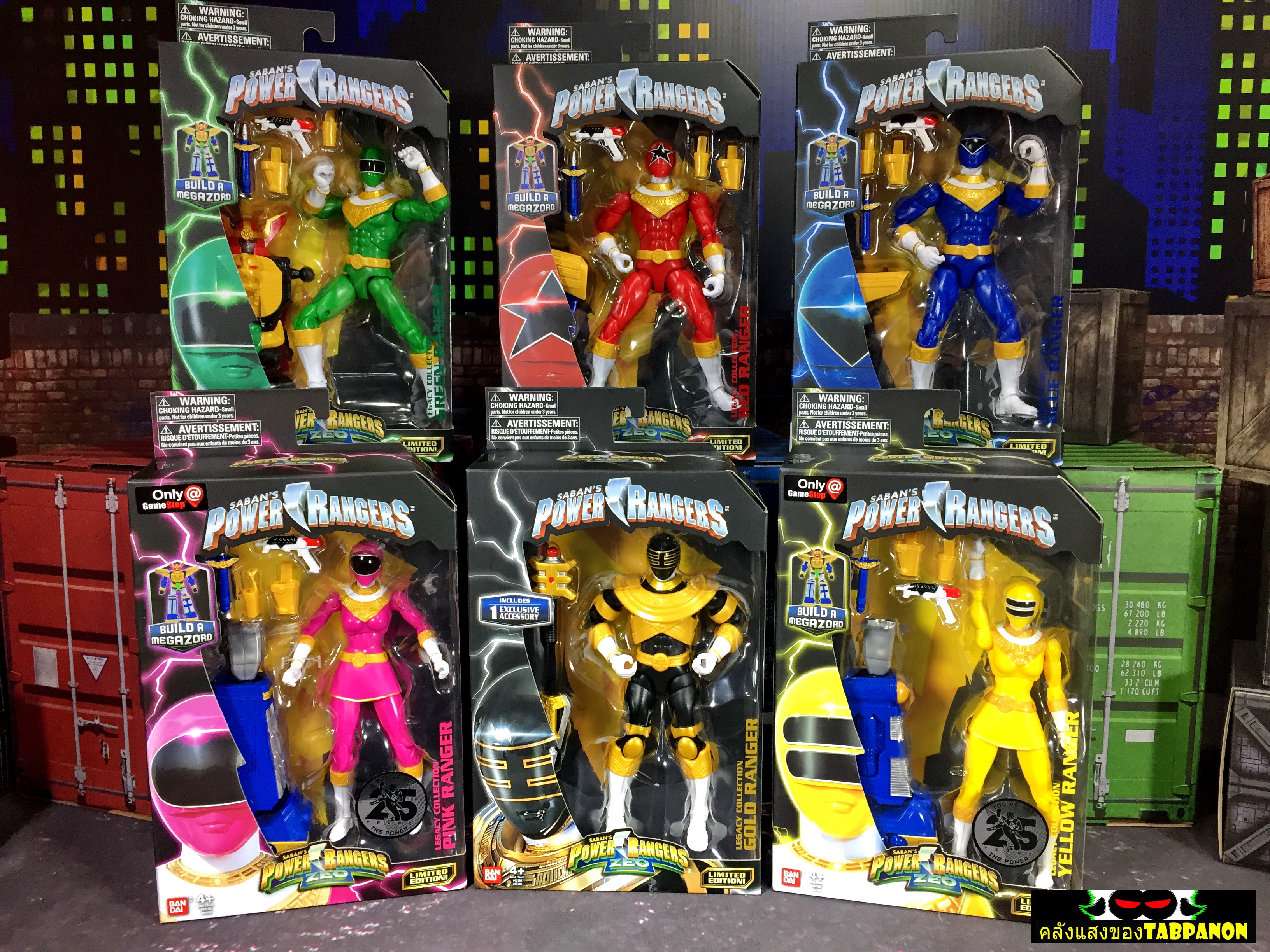 Bandai America-Power Rangers Legacy - ZEO Complete Set