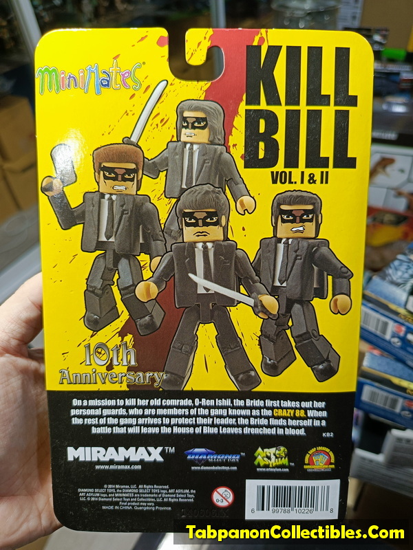 Minimates KILL BILL Crazy 88 Gang Boxset