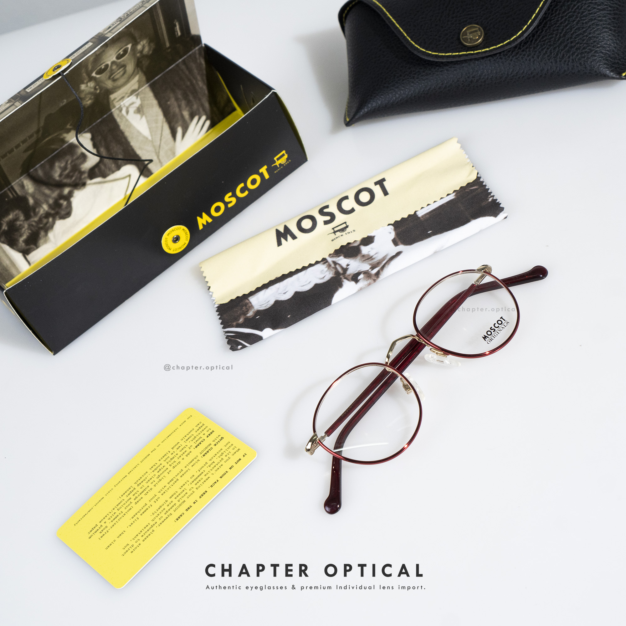 MOSCOT รุ่น Zev สี Ruby