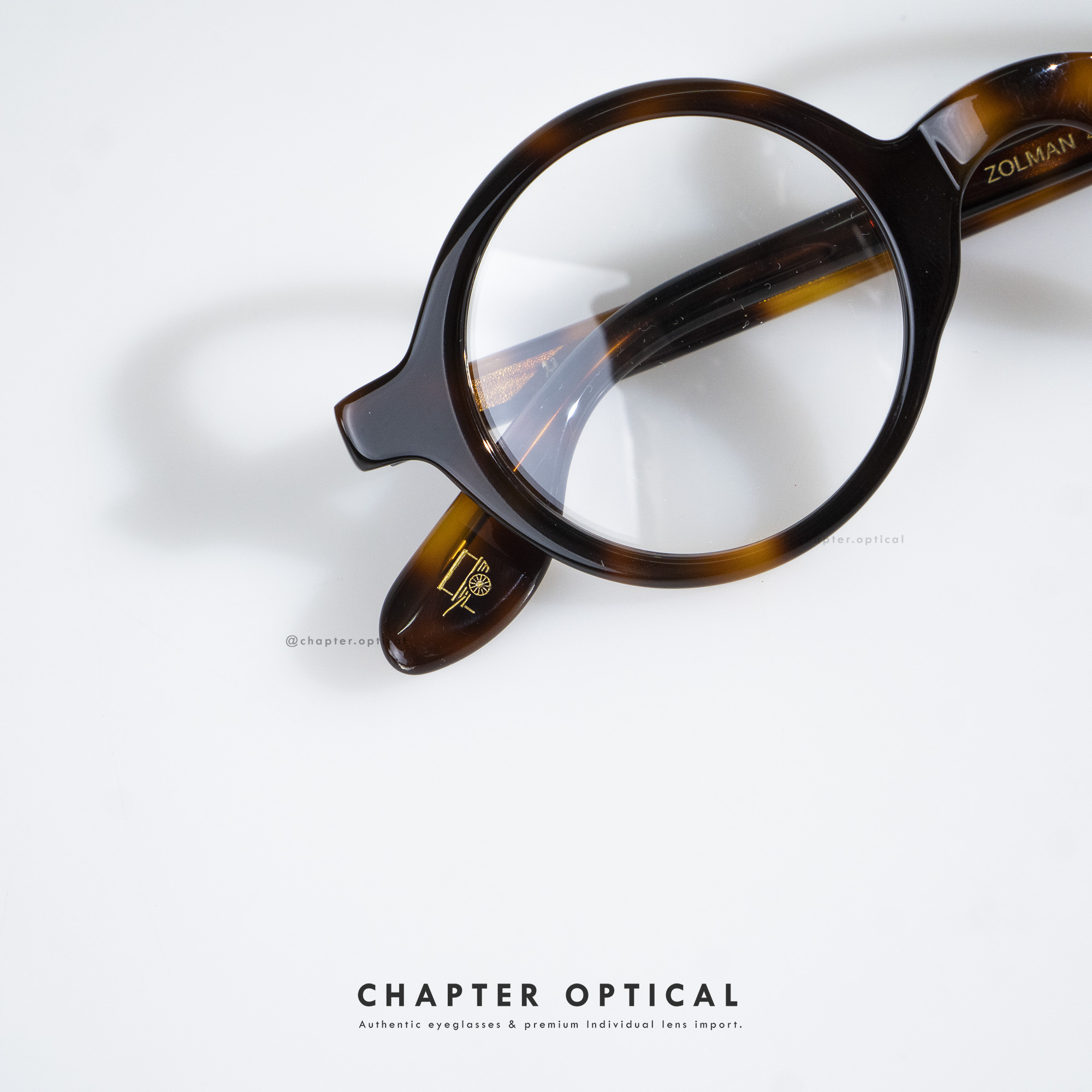 กรอบแว่น MOSCOT รุ่น ZOLMAN สี.AMBERTORTOIS / Size 42