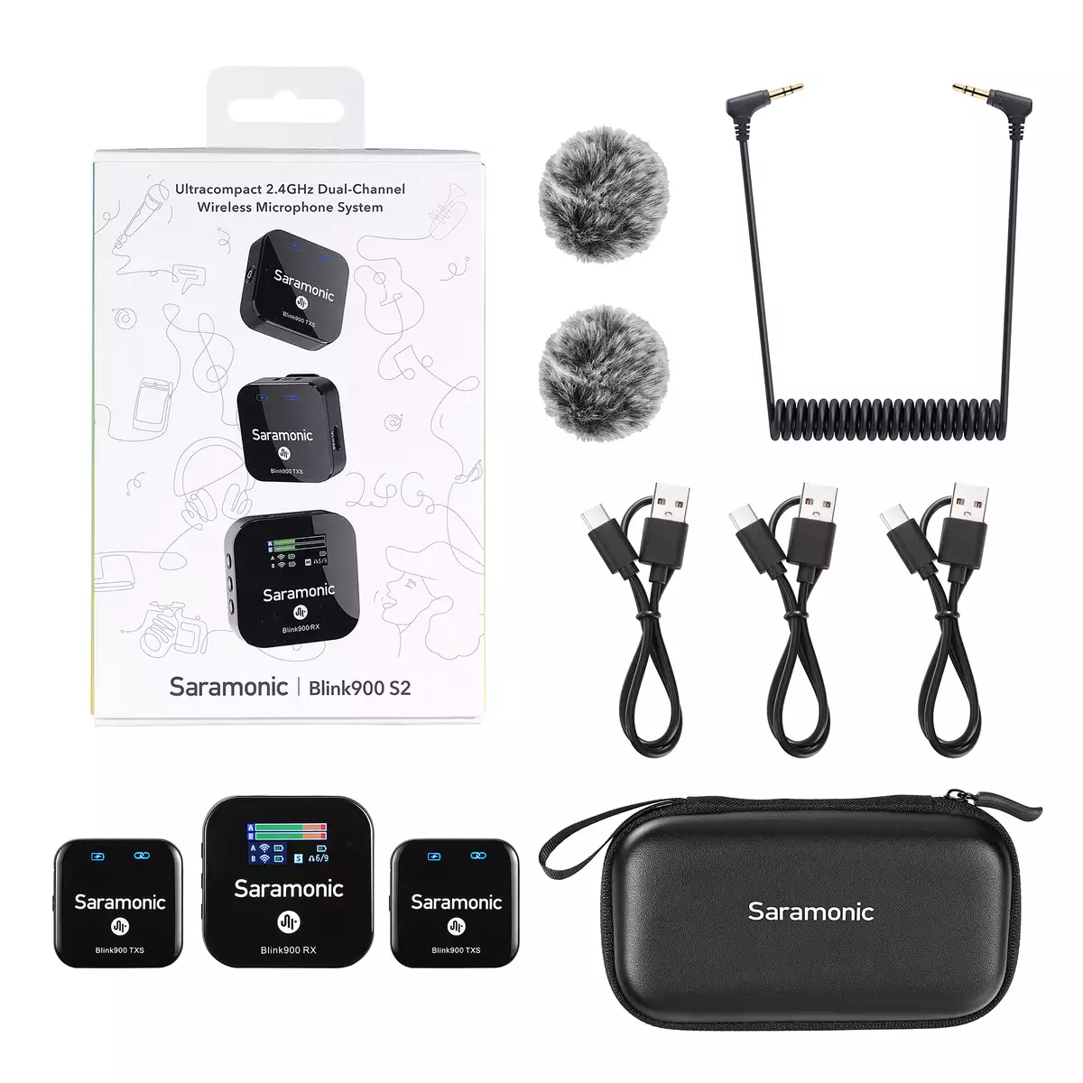 Saramonic-Blink900 S20 Wireless Microphone System ชุดไมค์ไร้สาย | รับประกันศูนย์ 100%