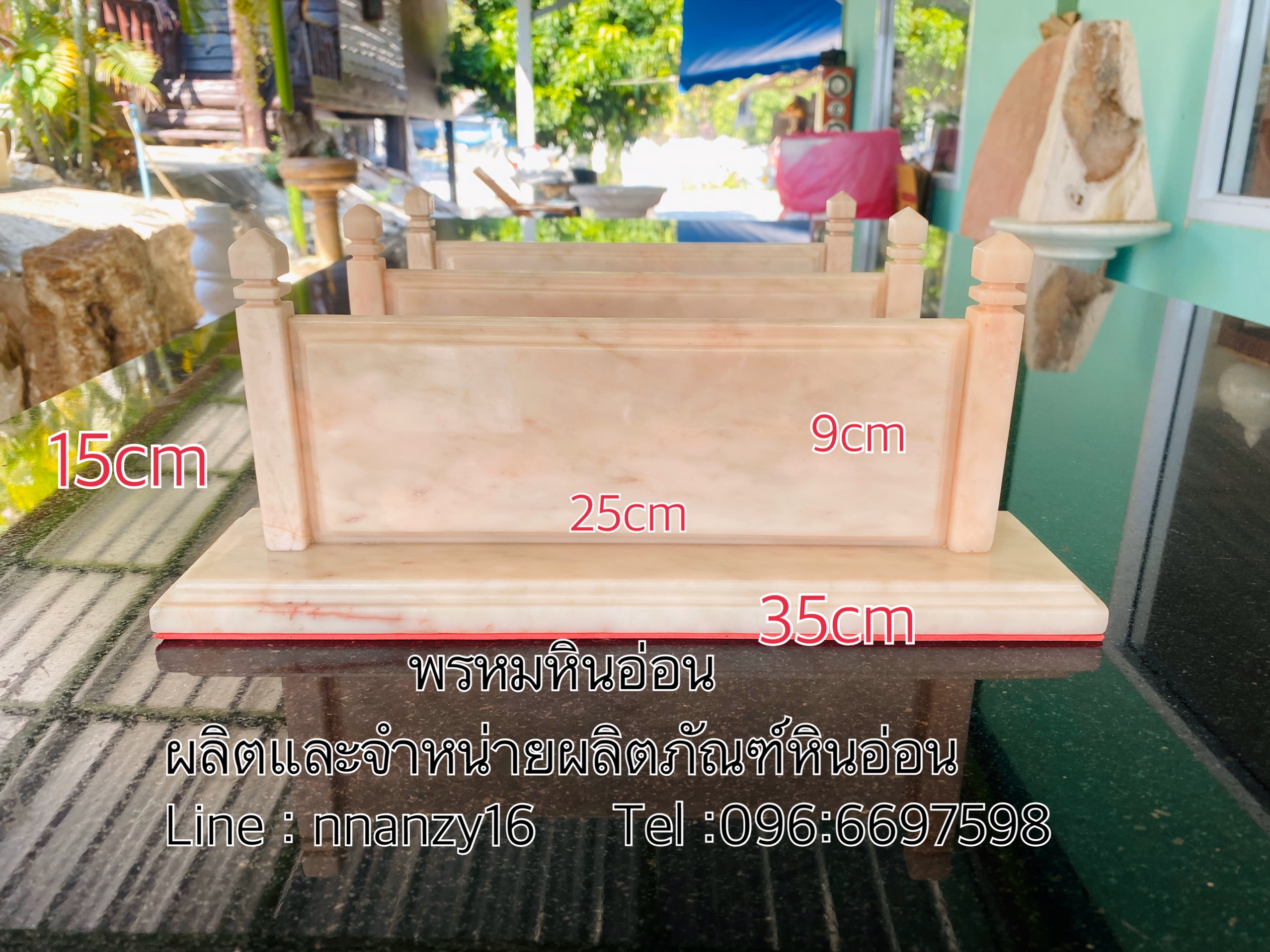 ป้ายชื่อตั้งโต๊ะหินอ่อน