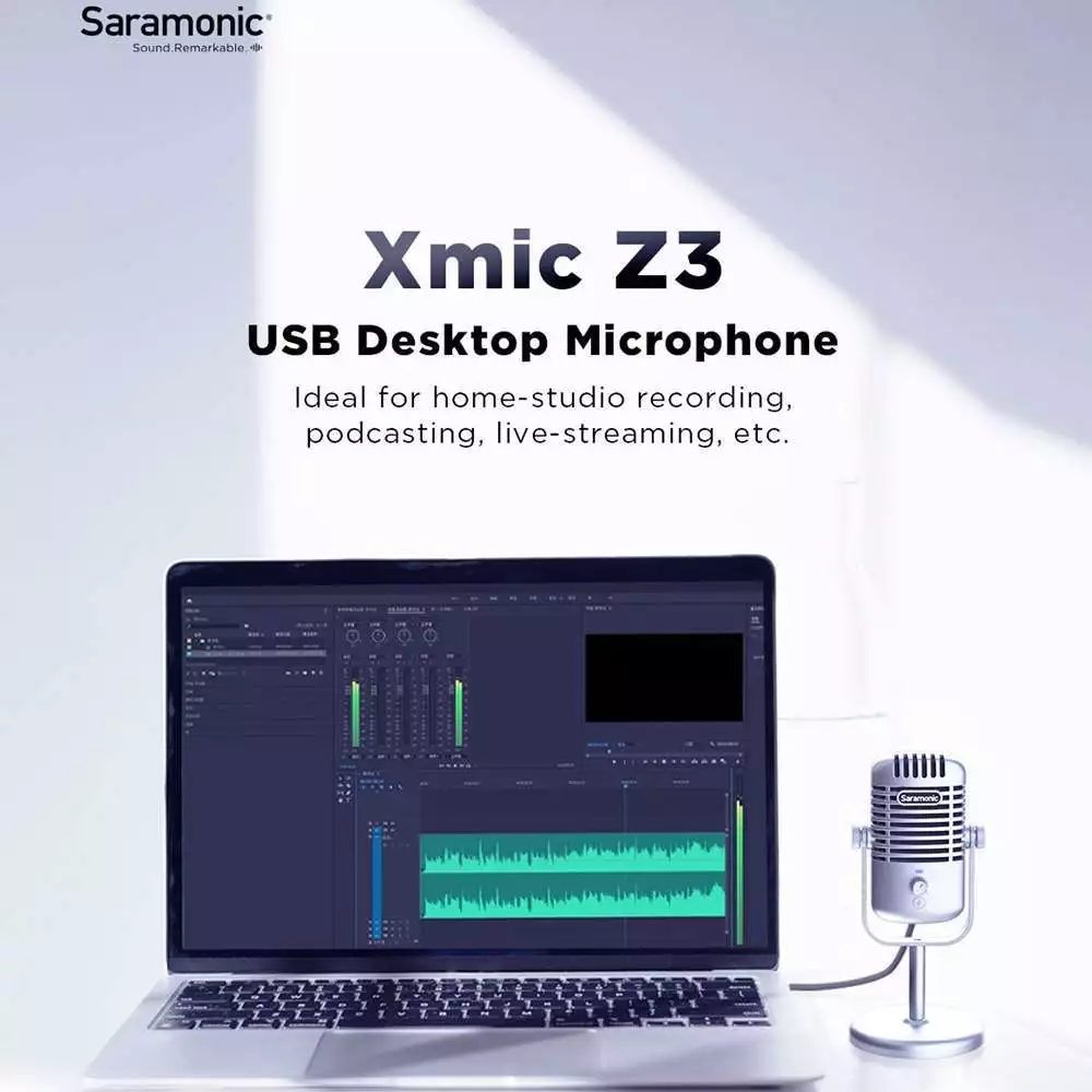 Saramonic-Xmic Z3 ไมโครโฟน Condenser | รับประกันศูนย์ 100%