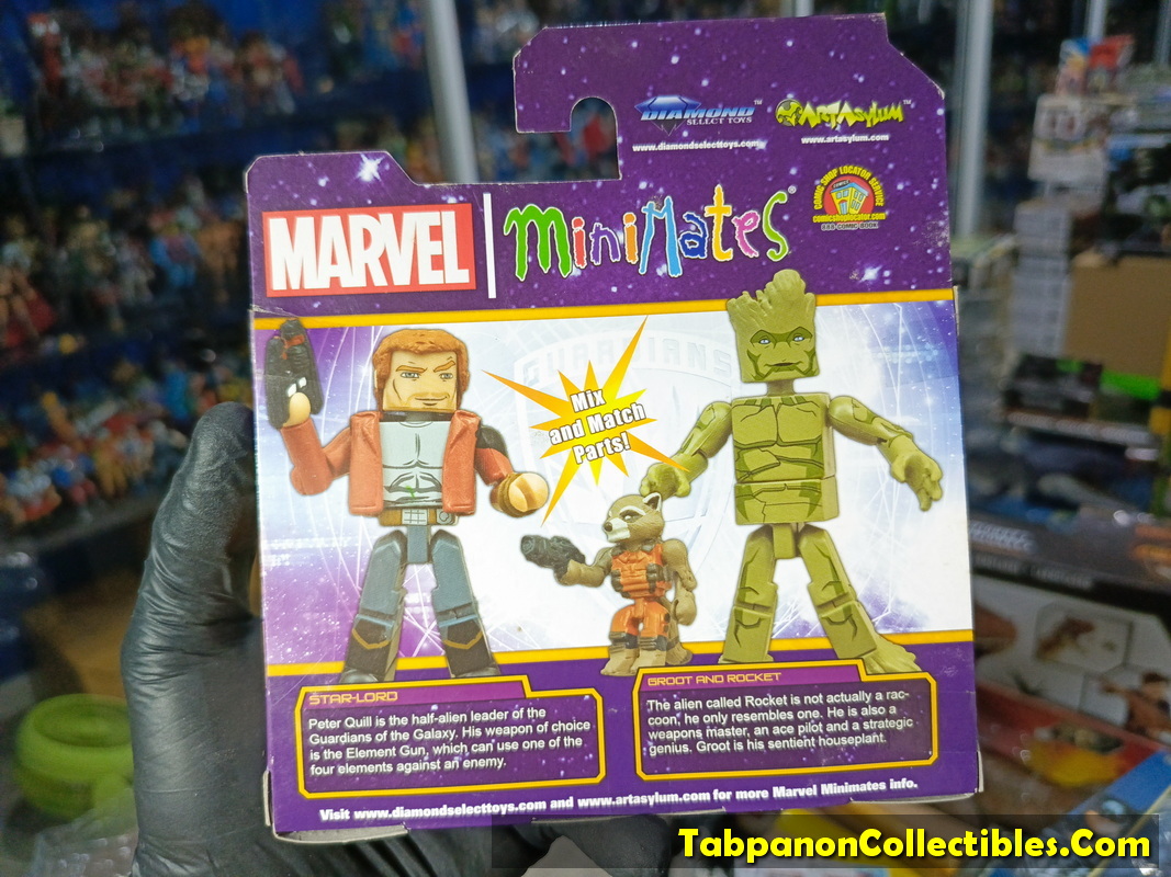 Minimates Marvel Walgreen Exclusive GOTG Disney 2-pack of 2 Set