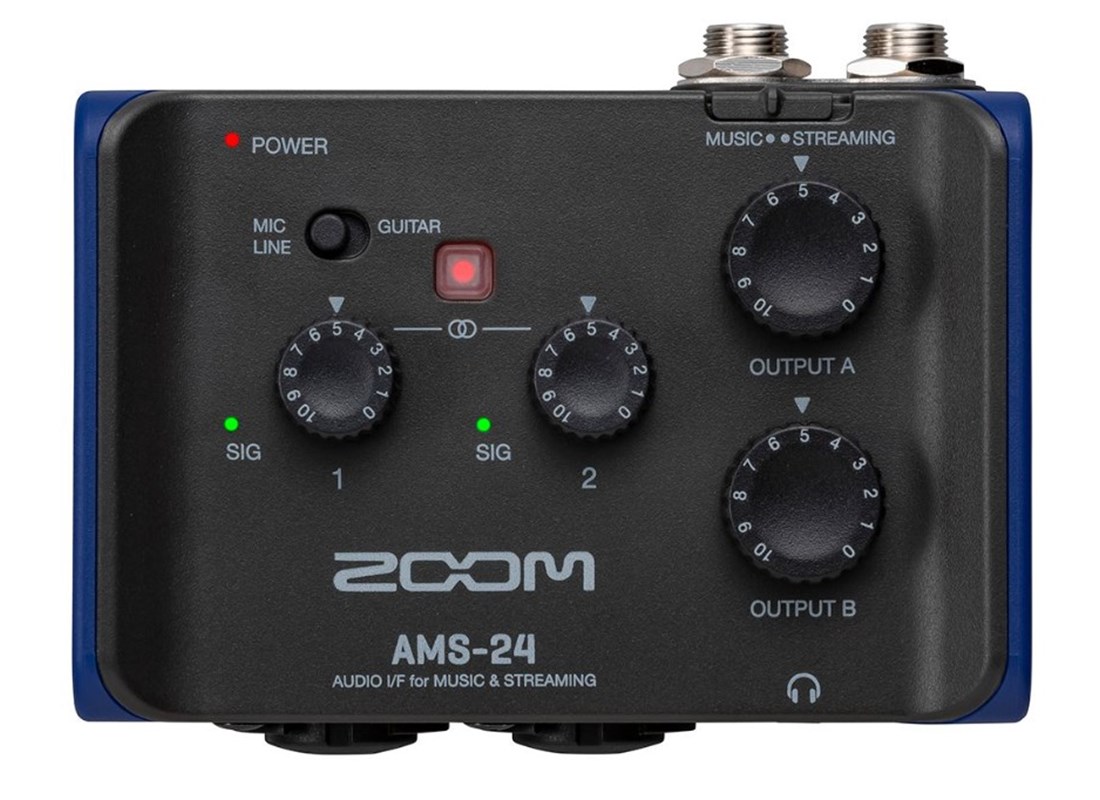 Zoom AMS-24 2CH USB-C Audio InterfaceBSW PART: AMS-24