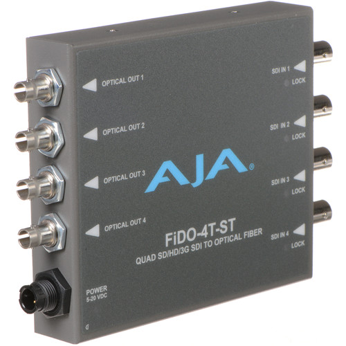 FiDO-4R 4-Channel Single-Mode LC Fiber to 3G-SDI Receiver
