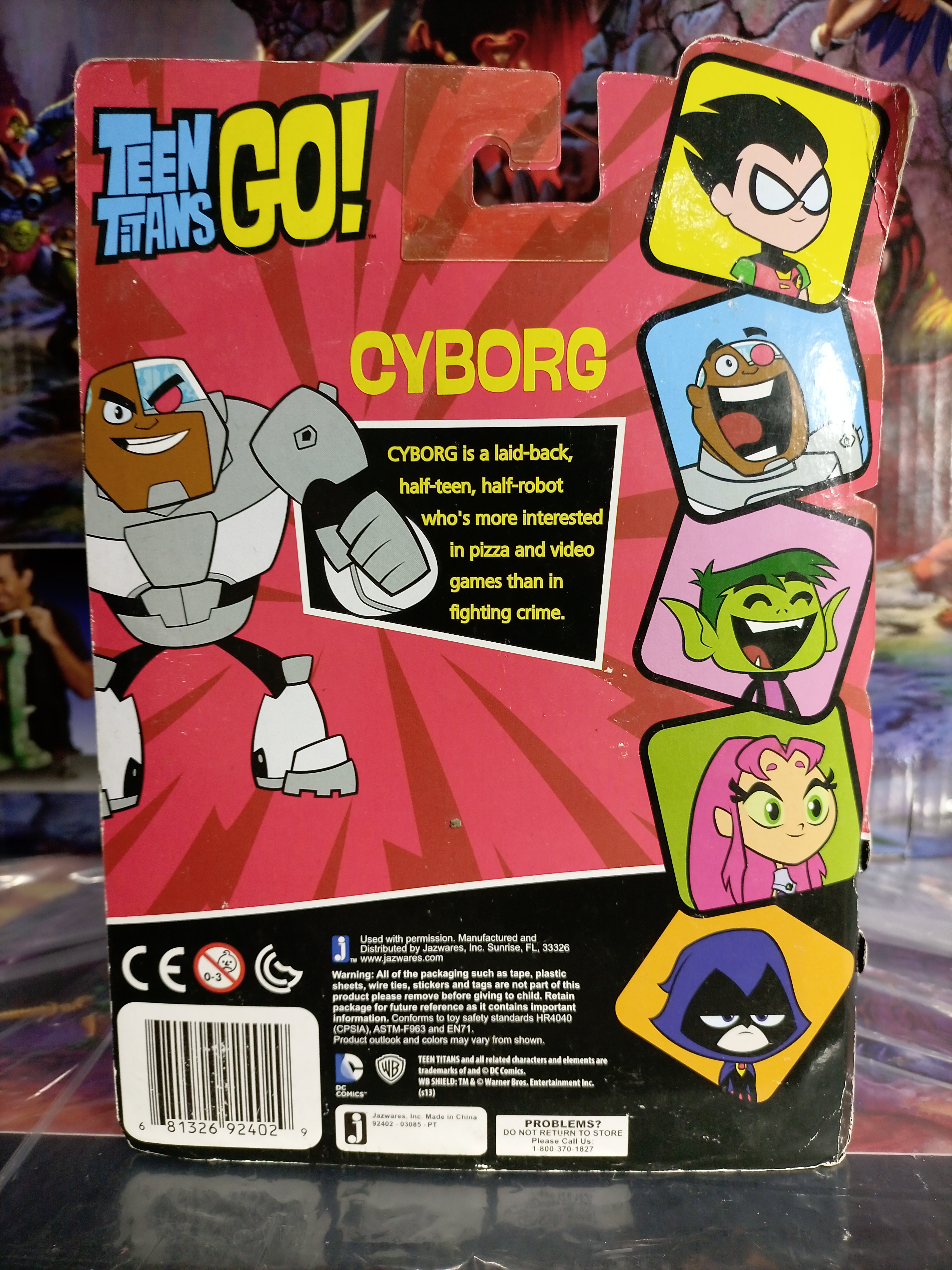 [2014.07] Jazwares Teen Titans GO! Cyborg 5-Inch Figure