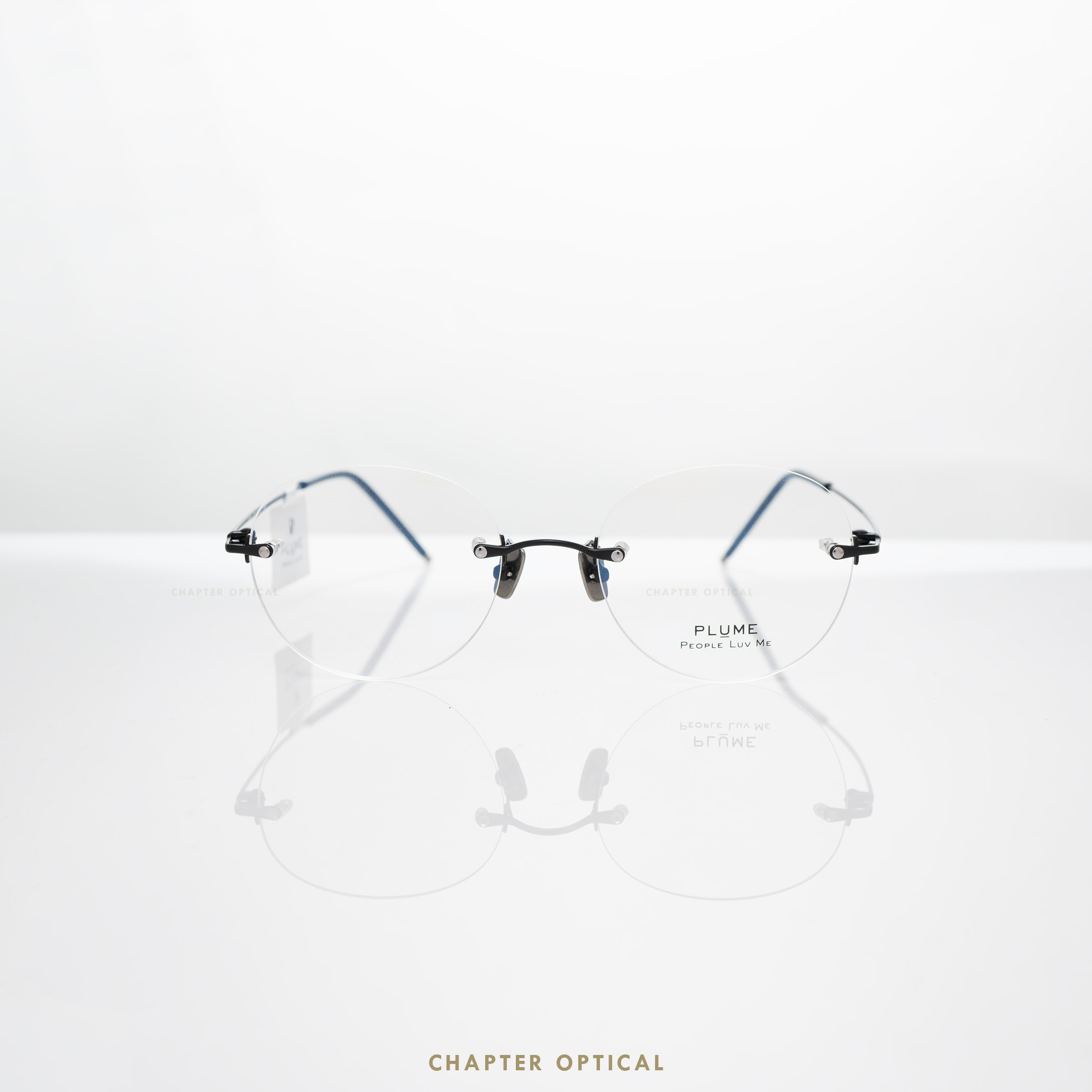 กรอบแว่นตาแบรนด์ PLUME รุ่น P-2976-C1 แบรนด์เกาหลีใต้แท้ สินค้านำเข้า