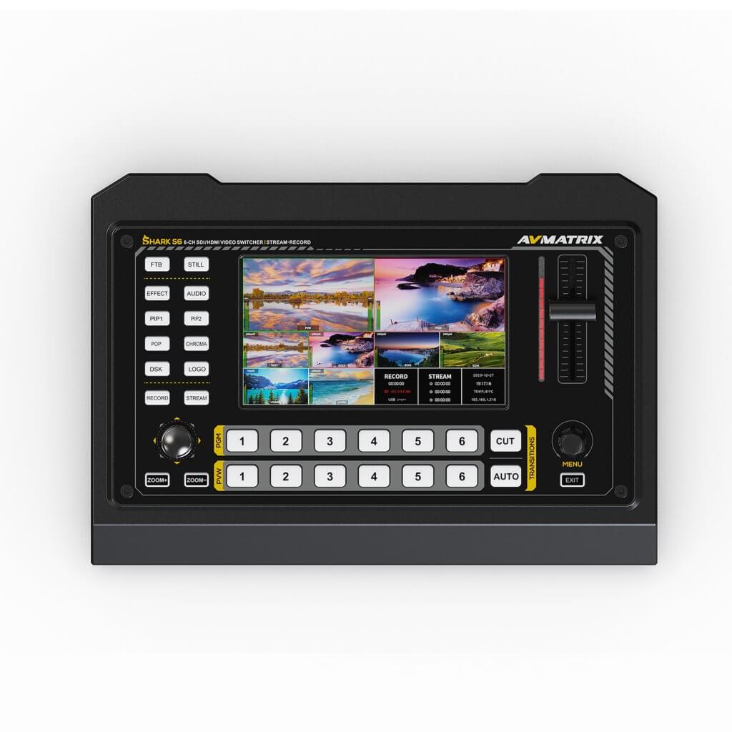 AV MATRIX Shark S6 6-CH HDMI/SDI Video Switcher