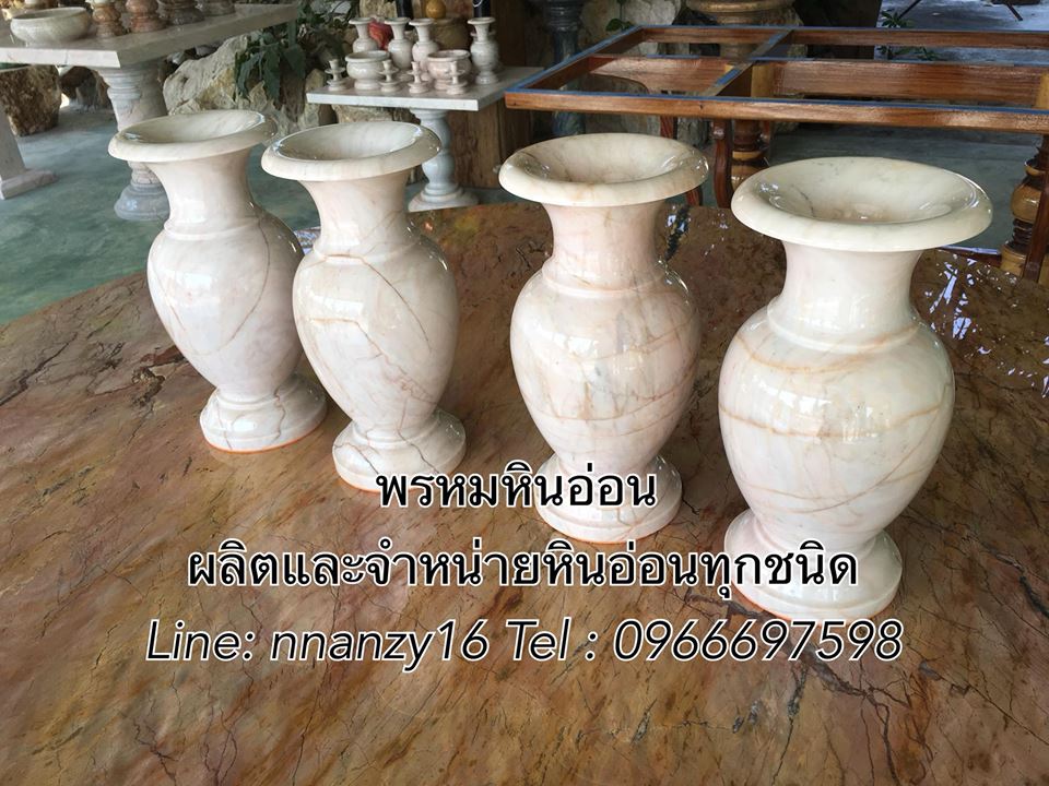 แจกันหินอ่อน30ซม