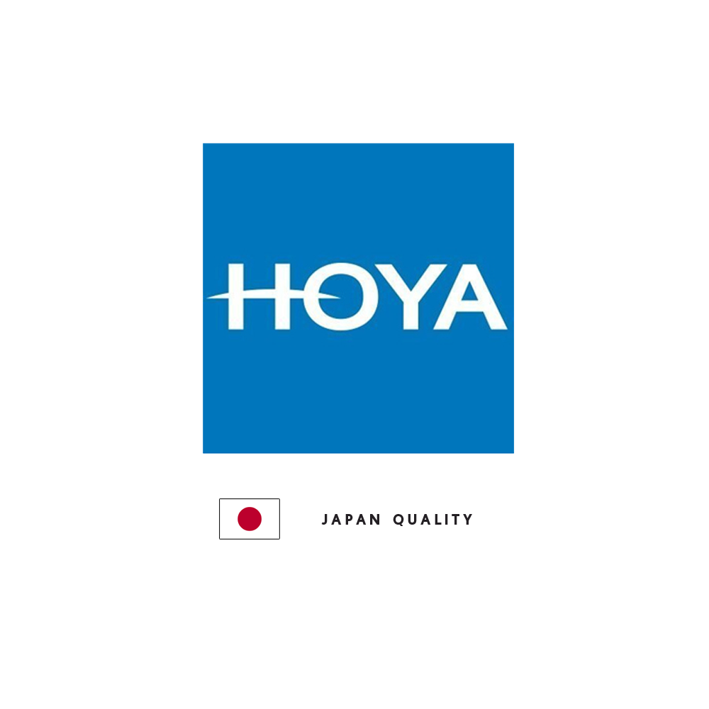 เลนส์แว่นตาโฮยา HOYA จากญี่ปุ่น ที่มีชื่อเสียงในประเทศไทยมาอย่างยาวนาน ผู้ใหญ่ทุกคนรู้จักแบรนด์นี้ดี ตีตลาดเมืองไทยมาได้อย่างต่อเนื่อง มีเลนส์ให้เลือกใช้หลากหลาย ครอบคลุมทุกปัญหาสายตา 