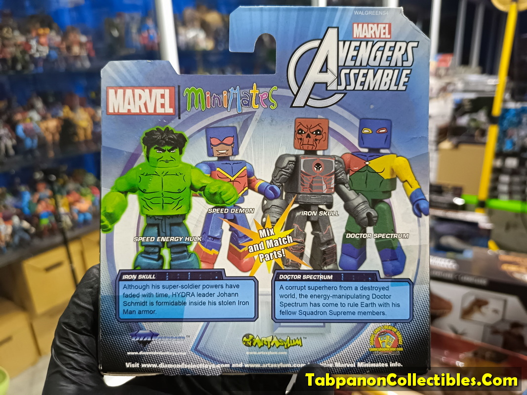Minimates Marvel Walgreens S4 Iron Skull and Doctor Spectrum 2-Pack