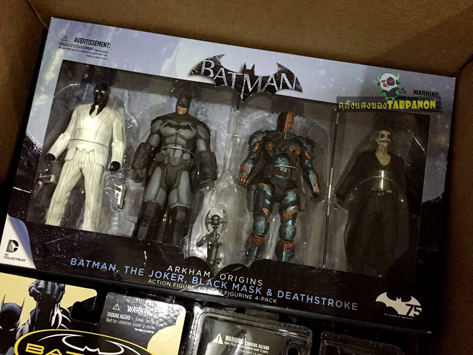 [2014.12] DCC Batman Arkham Origins Black Mask, Batman, Death Stroke & The Joker 7-Inch Figure 4-Pack