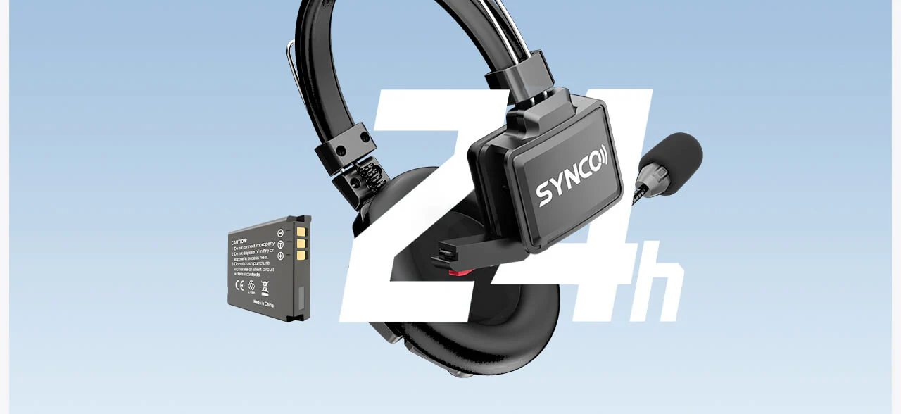 Synco X-Talk X5 Wireless Intercom System with 5 Headsets 2.4 GHz