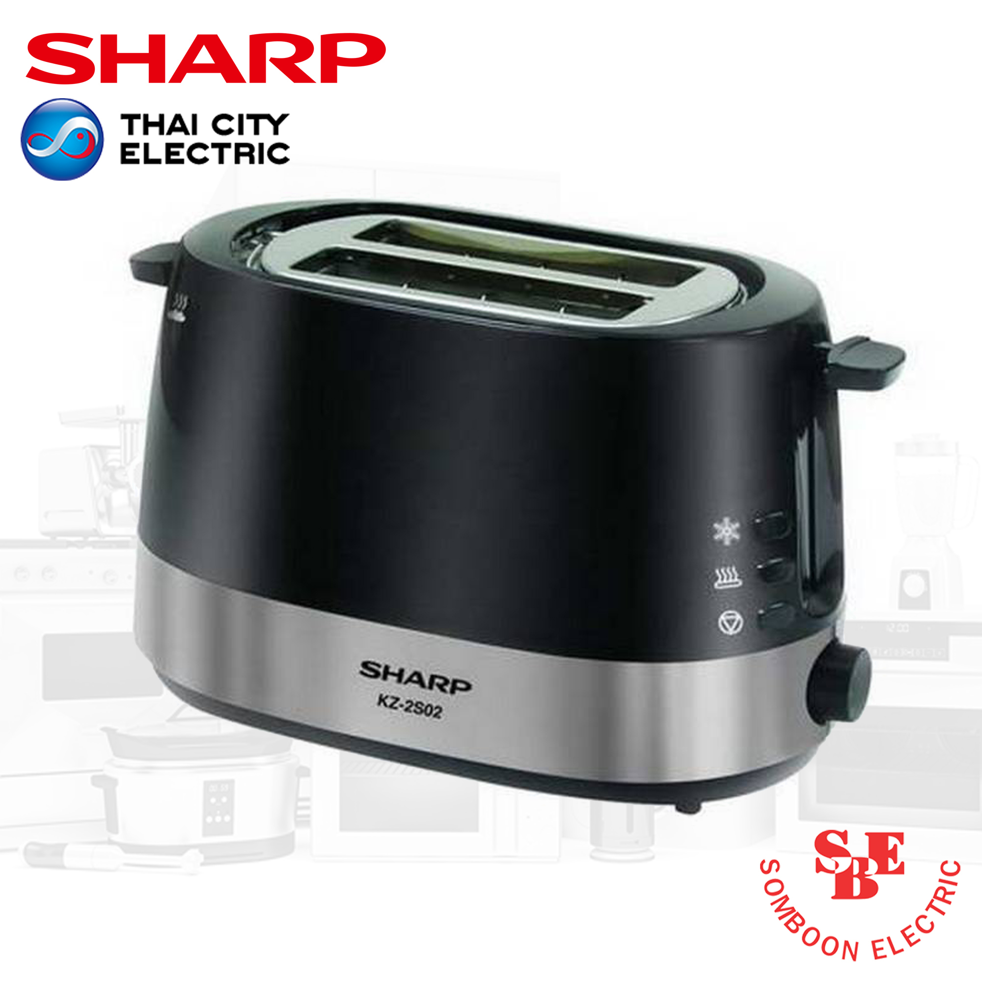 เครื่องปิ้งขนมปัง Sharp รุ่น KZ-2S02