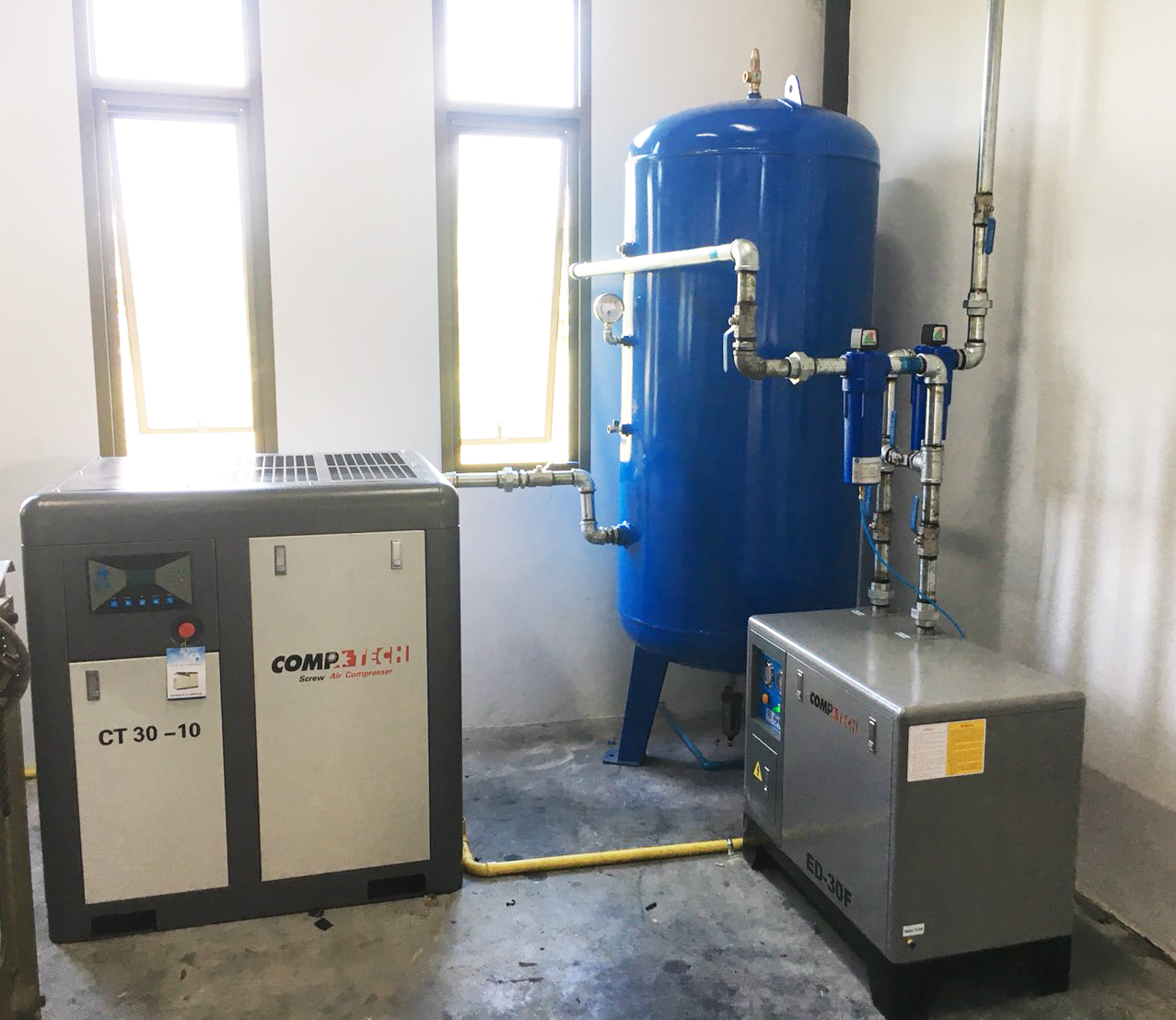 ปั๊มลมคอมพ์เทค COMPTECH 30HP