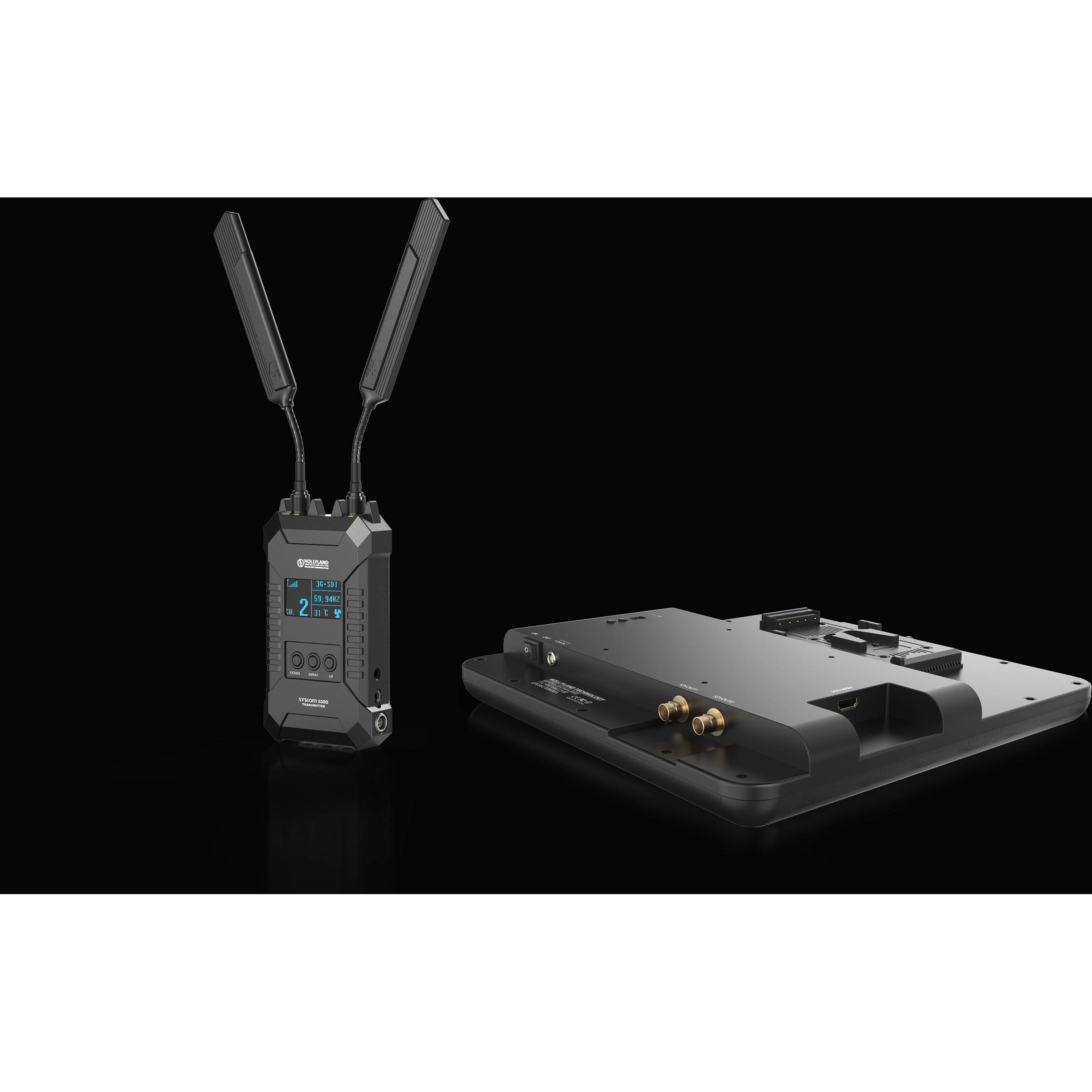 HDMI wireless Hollyland รุ่น Syscom 3000 อุปกรณ์ส่งสัญญาณและตัวรับ ระยะส่ง 914 เมตร