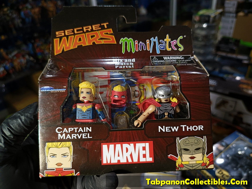Minimates Marvel TRU Exclusive Wave 21 Secret Wars Captain Marvel and New Thor 2-Pack
