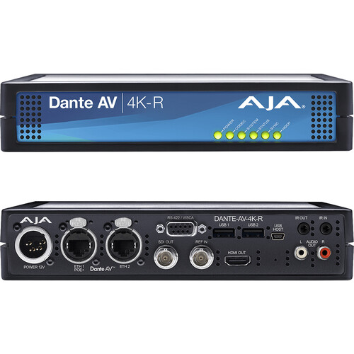 AJA Dante AV 12G-SDI/HDMI 4K Transmitter and Receiver Kit